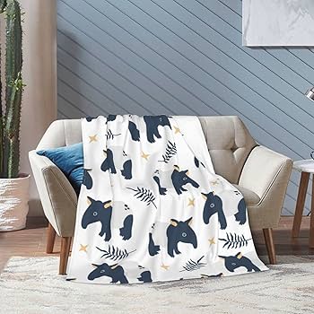 Amazon.co.jp: 毛布 面白い マレーバク アニメ ひざ掛け 軽量 薄手